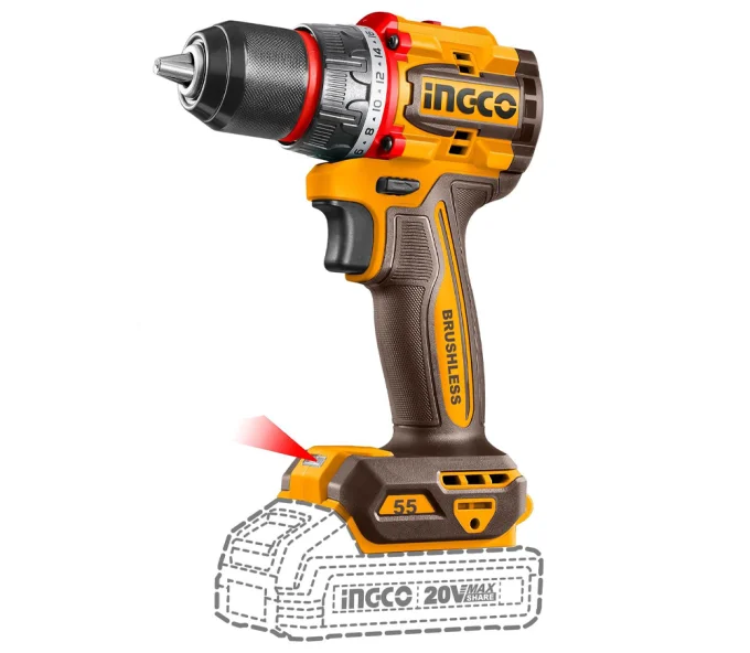 Шуруповёрт аккумуляторный INGCO CDLI205582 20 В 2 Ач-1