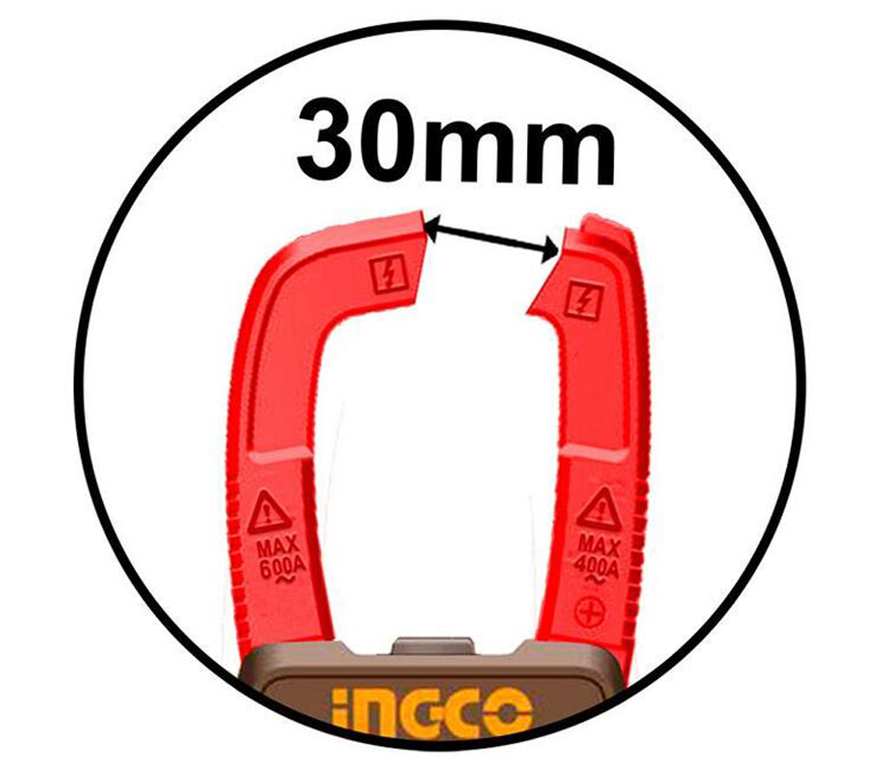 Цифровой мультиметр INGCO DCM62002 0/600В 0/400A-3