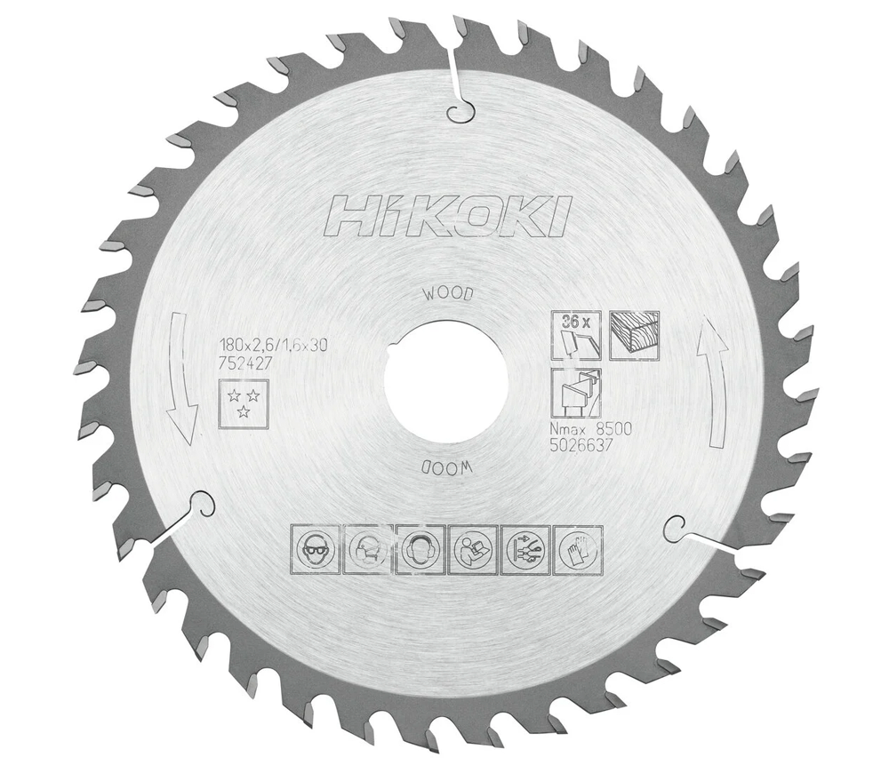 Disc pentru fierastrau electric HIKOKI 752427 180mm 1.6mm Lemn