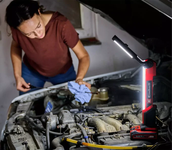 Lanternă construcții cu acumulator EINHELL TE-CL 18/1000 S Li - Solo 1000lm 18V-6