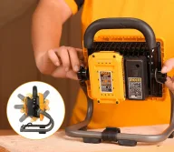 Lanternă construcții cu acumulator (fără bat) INGCO CWLI2025 900/1800lm 20V-3