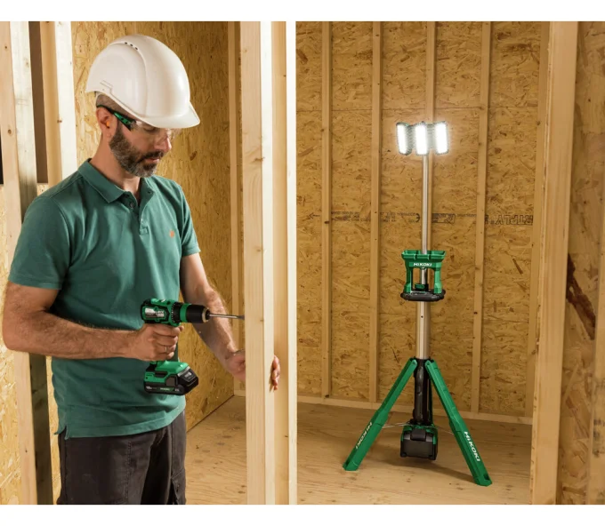 Lanternă construcții cu acumulator Solo HIKOKI UB18DGW4Z 4000lm 18V-5