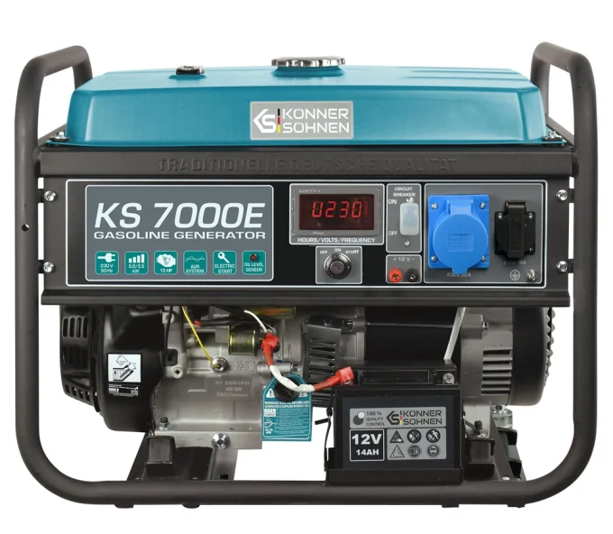 Generator electric Könner&Söhnen KS 7000E 5.5kw Benzină AVR-6