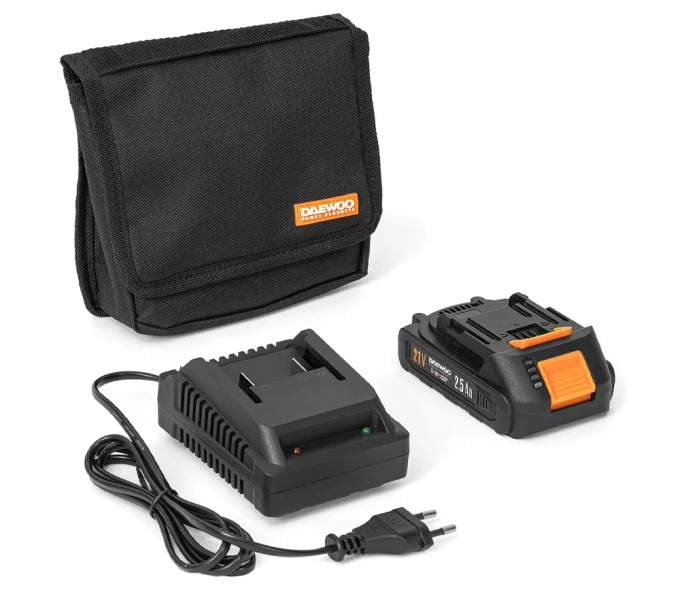 Кусторез аккумуляторный DAEWOO DAHT 1621Li SET 460мм 21В 2.5Ач-7