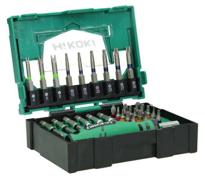 Set biți 31 piese cu mâner HIKOKI 40030023 PH/SL/TX-3