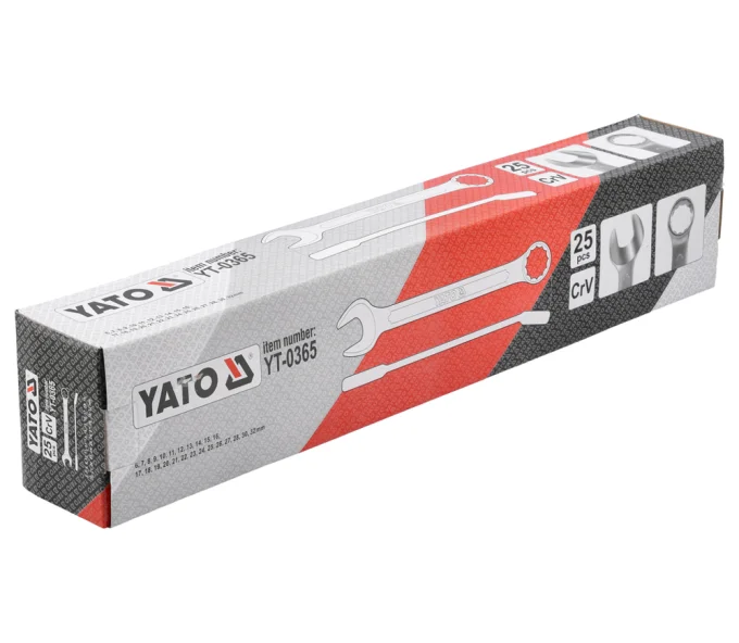 Set 25 chei combinate YATO YT0365 6-32mm-2