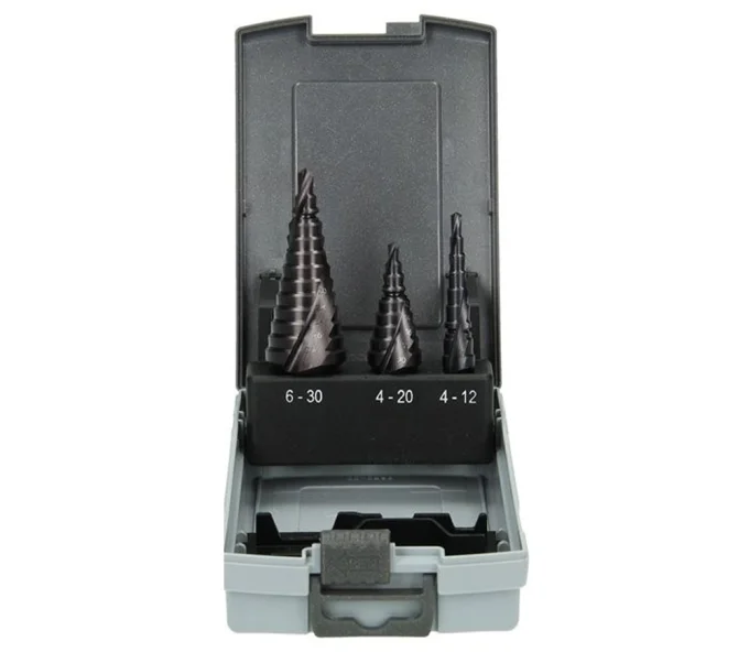 Набор ступенчатых сверл HIKOKI 780104 4-30мм HSS-TIN-1