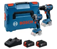 Set de unelte cu acumulator BOSCH GSR 18V-65 + GDR 18V-215-1