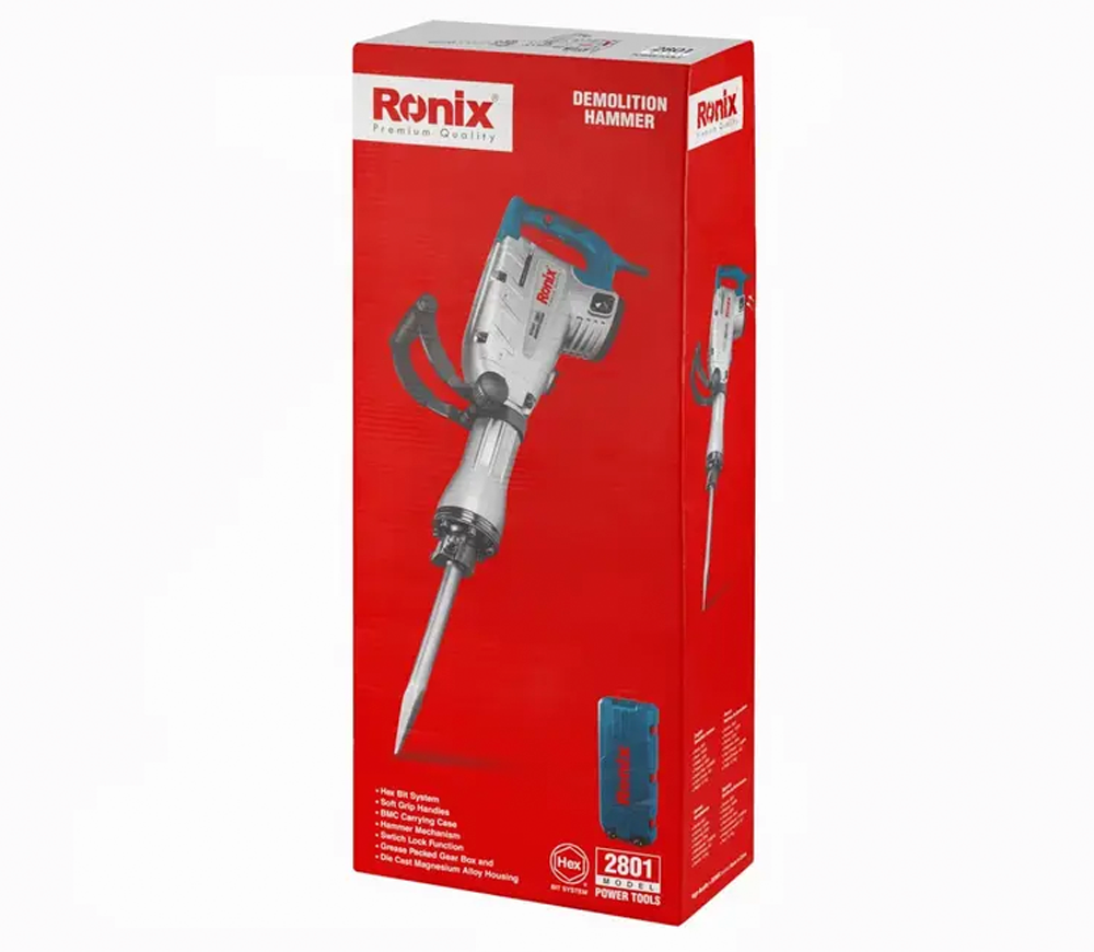 Отбойный молоток RONIX 2801 1500вт 40Дж-13