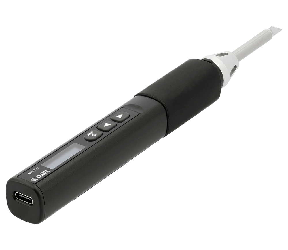 Портативный паяльник YATO YT82488 65вт 450°C USB-C-5
