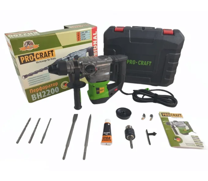 Ciocan rotopercutor ProCraft BH2200 1500w SDS-Plus-5