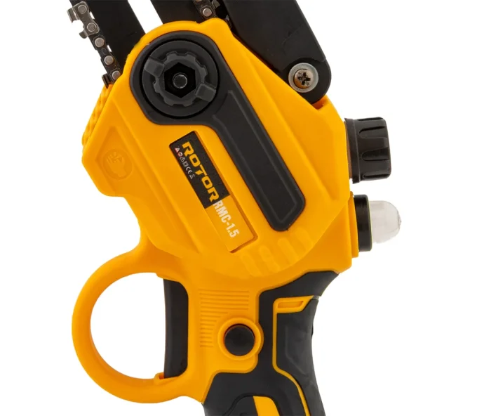 Цепная пила аккумуляторная ROTOR RMC-1.5 150/200мм 21В 1.5Ач-3