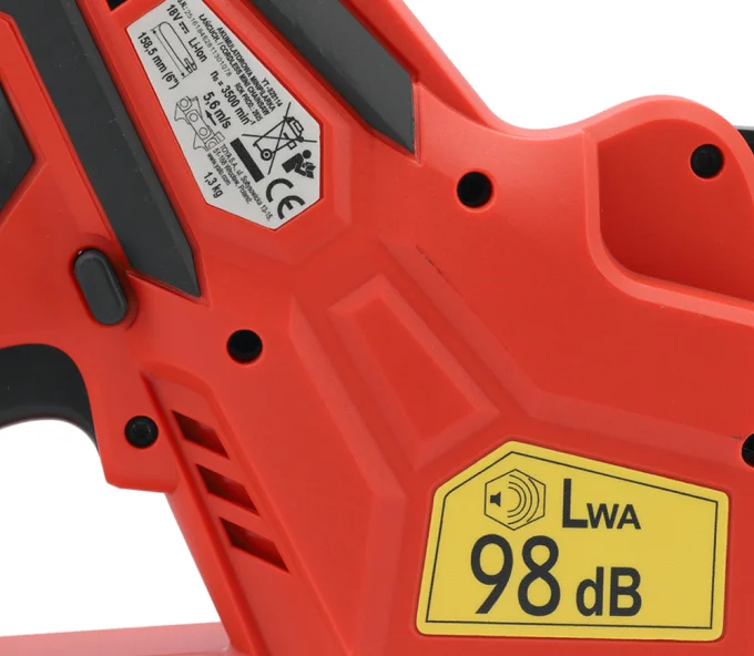 Fierăstrău cu lanț cu acumulator YATO YT828113 150mm 18V 2Ah-6