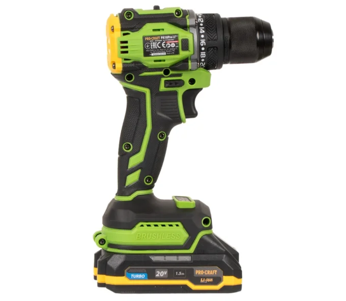 Шуруповёрт аккумуляторный ProCraft PA18Pro BL 20В 1.5Ач-3