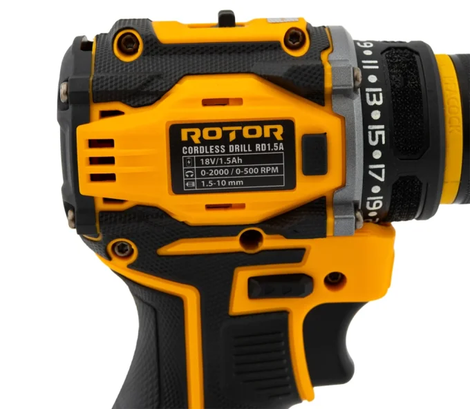 Шуруповёрт аккумуляторный ROTOR RD1.5A 18В 1.5Ач-6