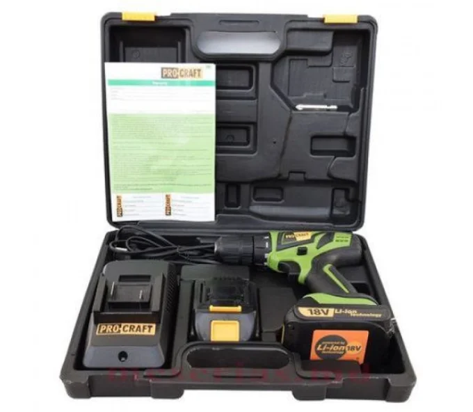 Шуруповёрт аккумуляторный ProCraft PA18Pro 20В 2Ач-2