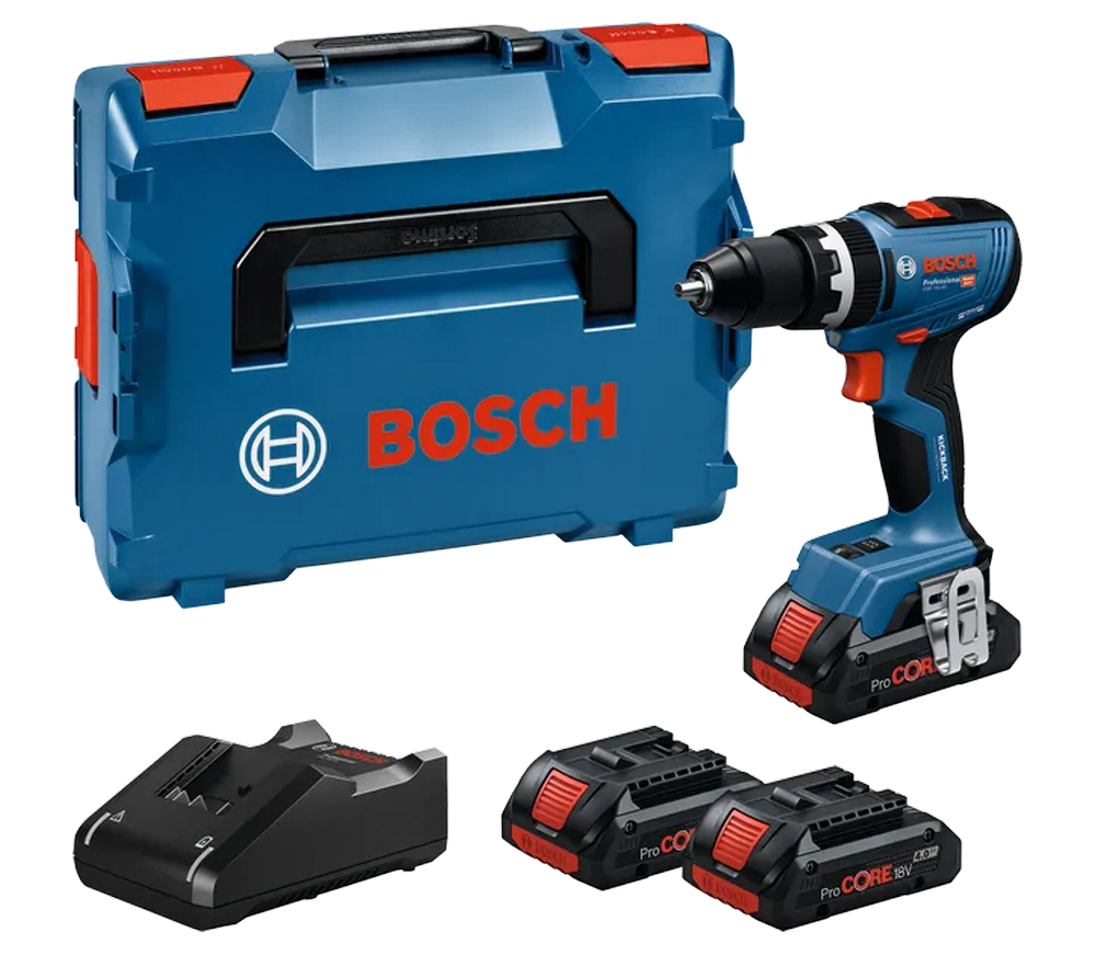 Шуруповёрт аккумуляторный ударный BOSCH GSB 18V-65 18В 4Ач