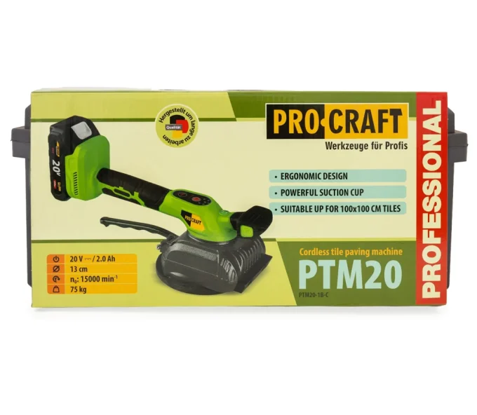 Виброприсоска для укладки плитки ProCraft PTM20 130мм 75kg-5