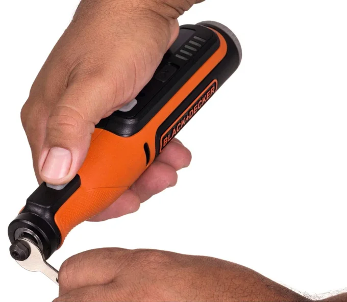 Polizor drept fără fir BLACK&DECKER BCRT8IK  7.2V 1.5Ah-4