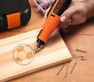 Polizor drept fără fir BLACK&DECKER BCRT8IK  7.2V 1.5Ah-5