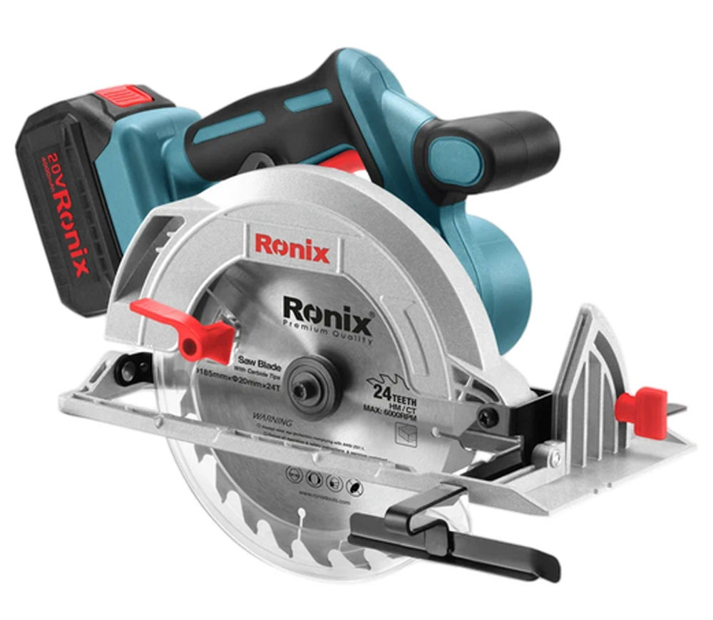 Fierăstrău circular cu acumulator RONIX 8667 185mm 20V 4Ah
