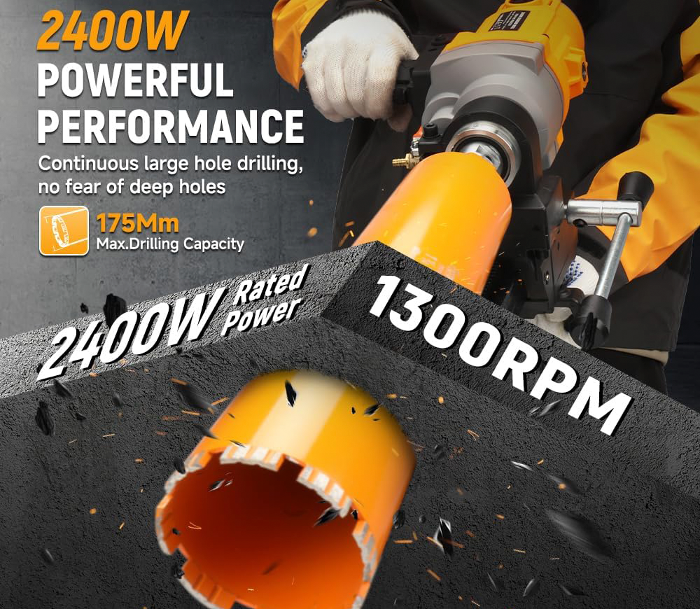 Mașină de găurit cu diamant HOTECHE P800251 2400w-2