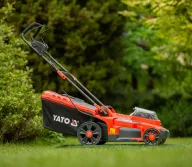 Mașină de tuns gazonul cu acumulator YATO YT85224 430mm 2x18V 4Ah-9