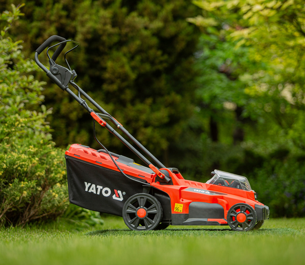 Газонокосилка аккумуляторная YATO YT85224 430мм 2x18В 4Ач-6