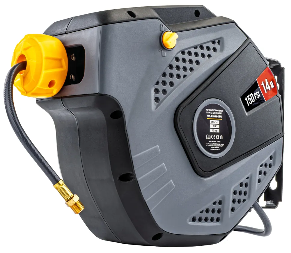 Катушка с пневматическим шлангом POWERMAT PM-ABNW-14M 14m-4