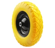 Roată din PU pentru roabă 15″×3.5″ HOTECHE 377024-1