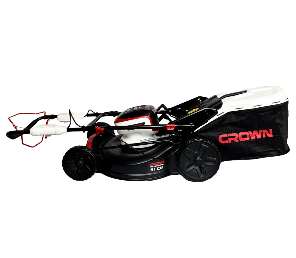 Газонокосилка аккумуляторная CROWN CT29020HSX-4 510мм 20В 4Ач-4