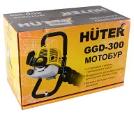 Мотобур бензиновый HUTER GGD-300 300мм 52см3-4