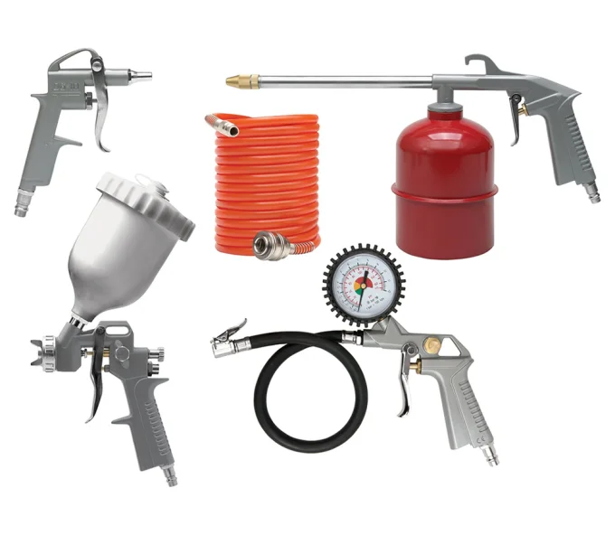 Set pneumatic pentru compresor 5 piese Vorel VOR81638-1