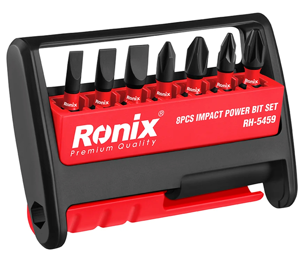 Набор бит 8 штук RONIX RH-5459 PH/PZ/SL 25мм