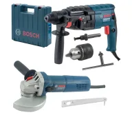 Set de unelte electice BOSCH GWS 750 + GBH 240-1