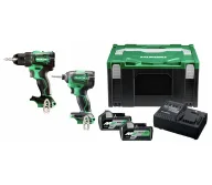 Набор аккумуляторных инструментов HIKOKI KC18DEWAZ-1
