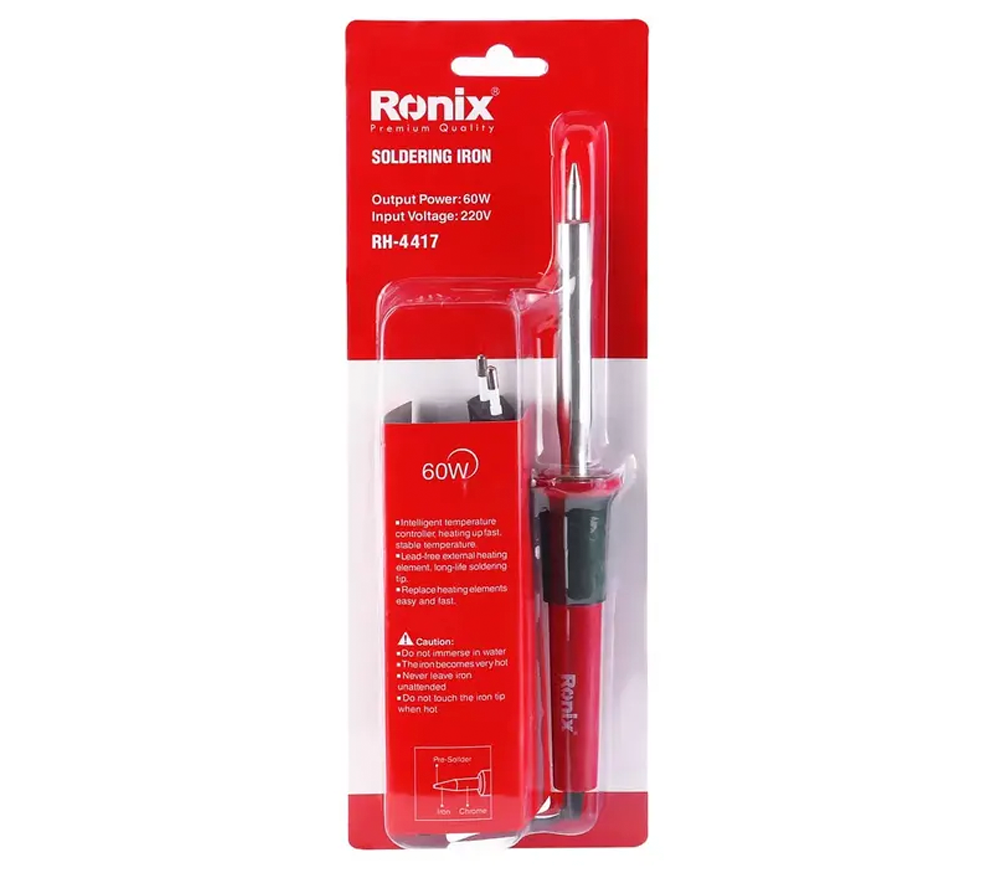 Паяльник RONIX RH-4417 60вт 2000°C Сетевой-6