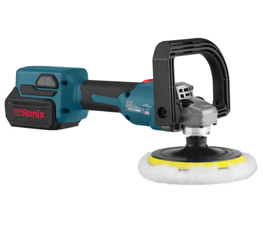 Полировальная машина аккумуляторная RONIX 8652 150мм 20В 4Ач-4