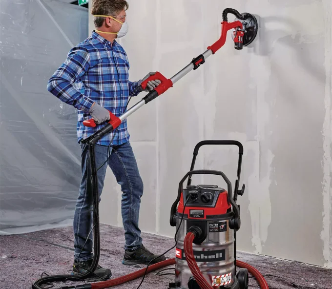 Пылесос промышленный EINHELL TE-VC 3080 SACL 1150вт 220мбар 30л-4