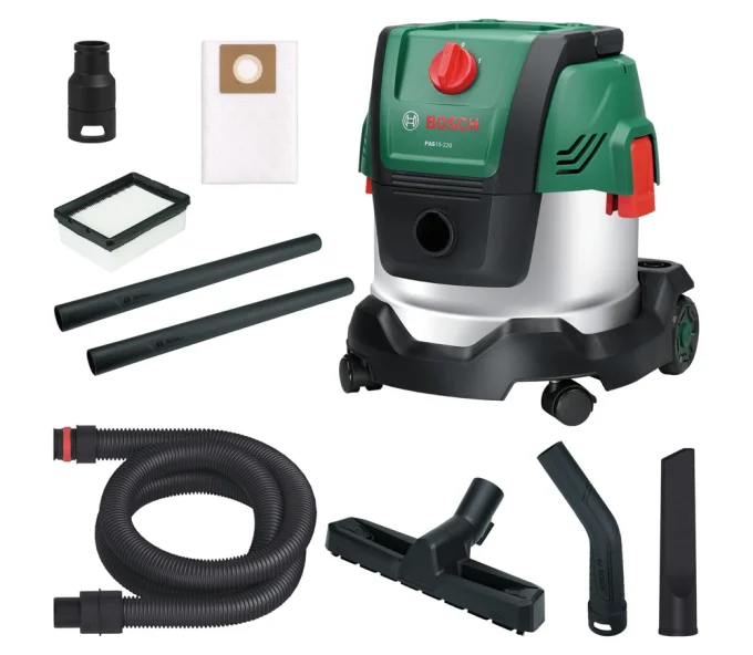 Пылесос промышленный BOSCH PAS15-220 1200вт 245мбар 15л-3