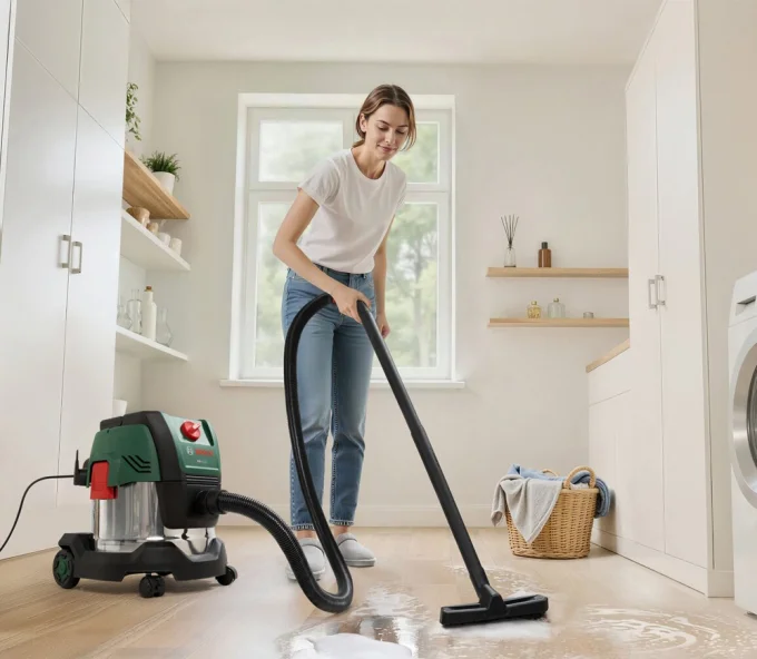 Пылесос промышленный BOSCH PAS15-220 1200вт 245мбар 15л-6
