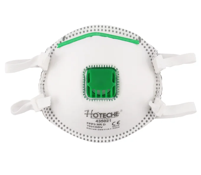 Mască respiratorie FFP3 cu supapă, set 2 bucăți HOTECHE 435021-1