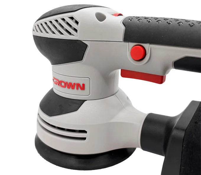 Mașină de șlefuit excentrică CROWN CT13663V 320w 125mm-4