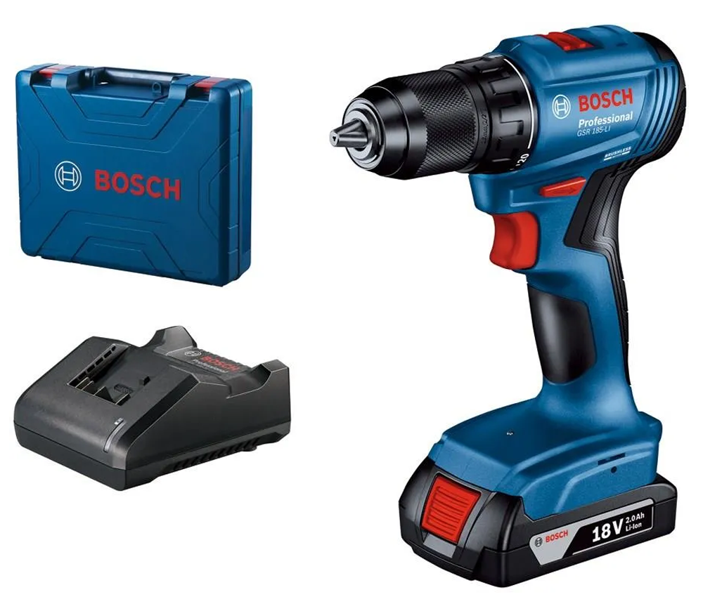 Шуруповёрт аккумуляторный BOSCH PRO GSR 185-LI 18В 2Ач