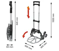 Cărucior de mînă Vorel VOR78662 70kg-2