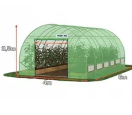 Теплица арочная TEHNO-MS 6x4x2.5 мм 24м² Зелёная-1