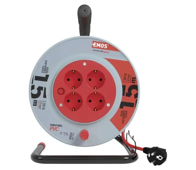 Prelungitor cu tambur 15m 1-10A EMOS P19515-2