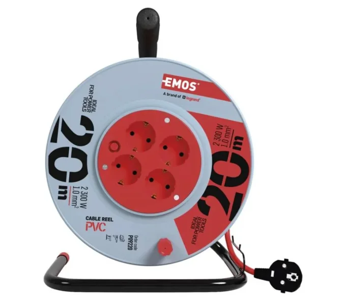 Prelungitor cu tambur 20m 1-10A EMOS P09220-2