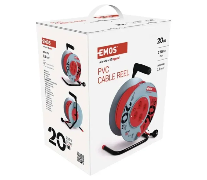 Prelungitor cu tambur 20m 1-10A EMOS P09220-5