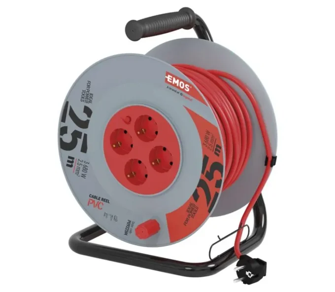 Prelungitor cu tambur 25m 1-16A EMOS P09225M-1